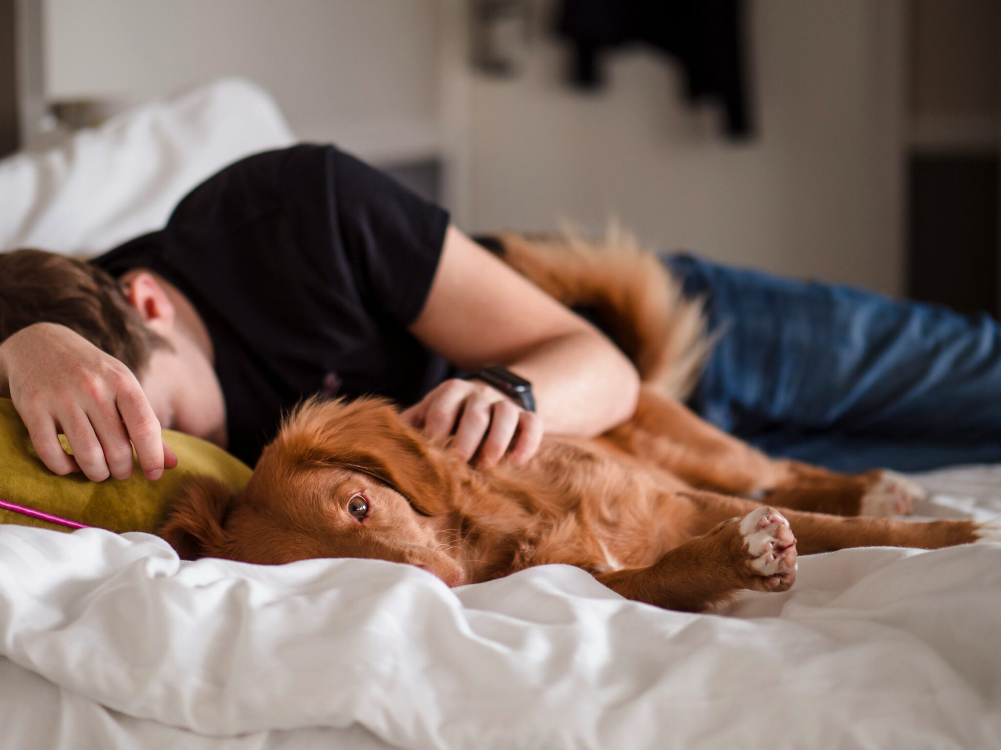 Person sleeping peacefully after addressing sleep-related breathing issues at The Respire Institute.